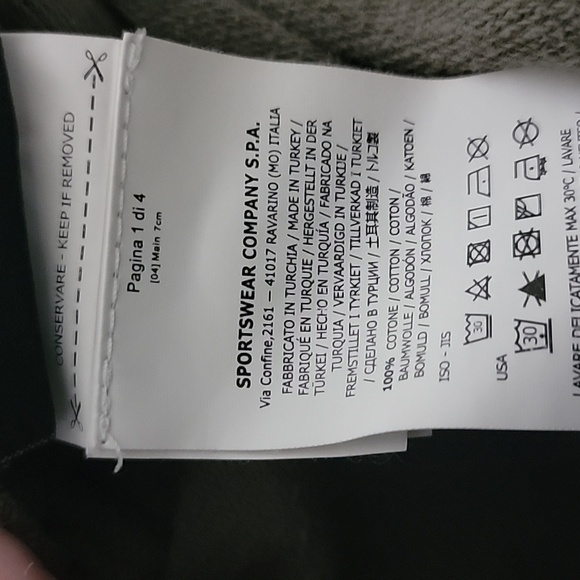 Stone Island Logo Crewneck Sweatshirt in Olive Green Medium - Picture 5 of 5